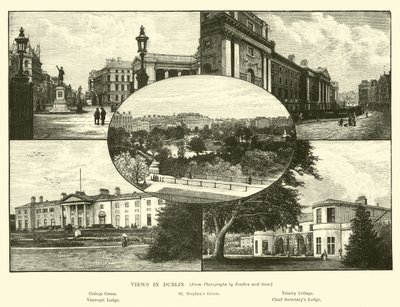 Udsigt i Dublin af English School