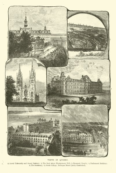 Udsigt i Quebec af English School