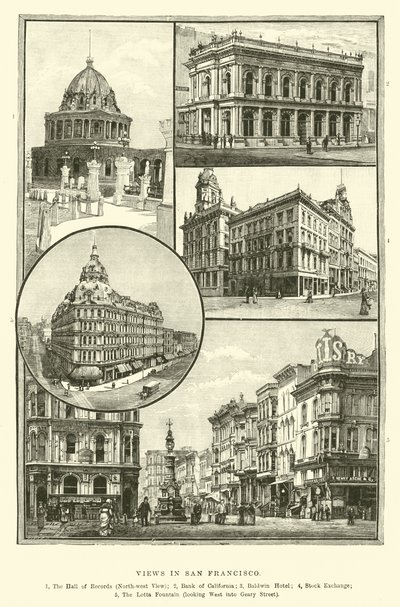 Udsigt i San Francisco af English School