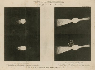 Udsigt over den store meteor af English School