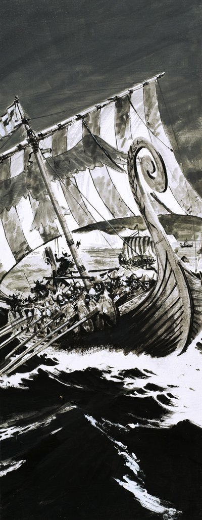 Vikingeskib af English School
