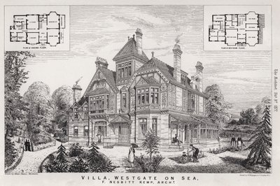 Villa, Westgate on Sea (gravering) af English School