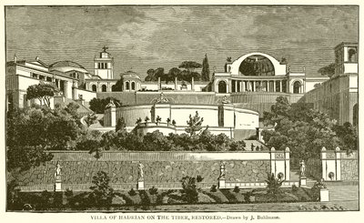 Hadrians villa ved Tiberen, restaureret af English School