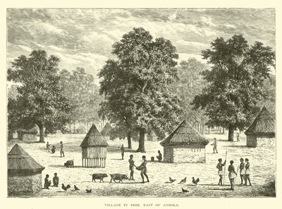 Village in Bihe, East of Angola  af English School