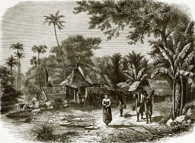 Landsby i Java af English School