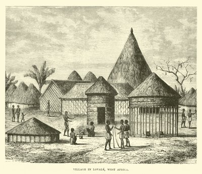 Village in Lovale, West Africa  af English School