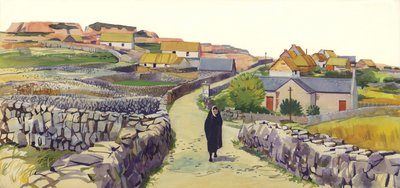 Landsby på Isle of Arran af English School