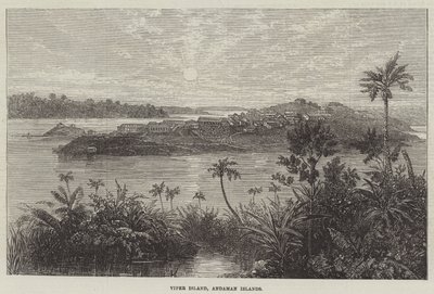 Viper Island, Andamanøerne (gravering) af English School