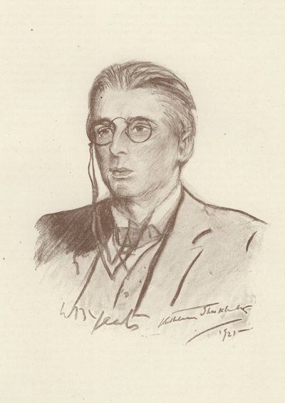 W B Yeats, irsk digter af English School