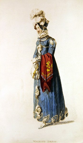 Gåkjole, modetallerken fra Ackermann