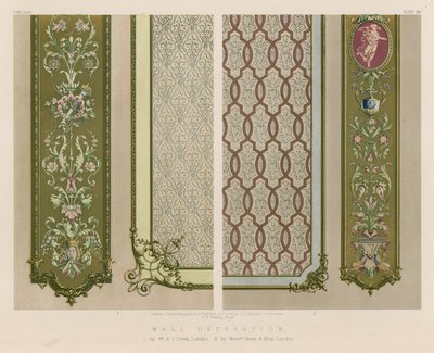 Vægdekoration af English School