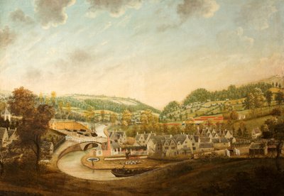 Wallbridge, Gloucestershire, ca. 1790 af English School