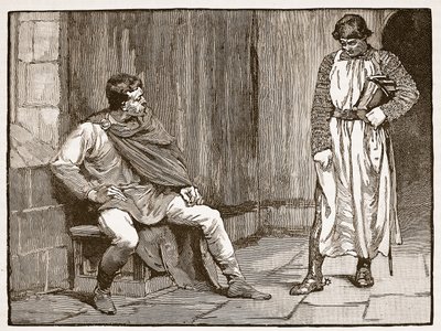 Waltheof confession, illustration fra Cassell