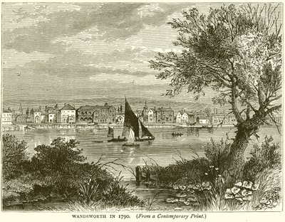Wandsworth i 1790 af English School