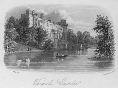 Warwick Castle (gravering) af English School