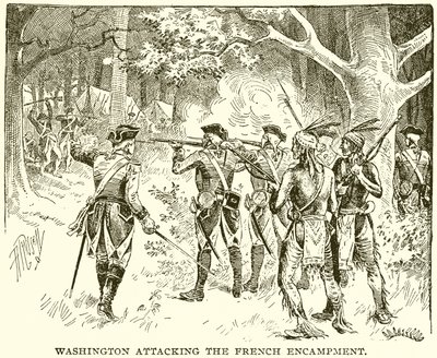 Washington angriber den franske lejr af English School