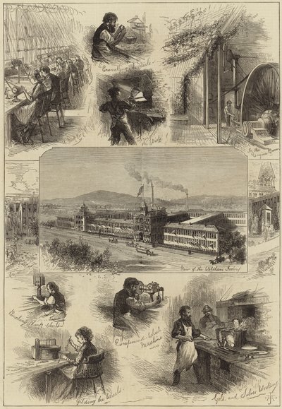 Urmageri med maskiner i Amerika af English School