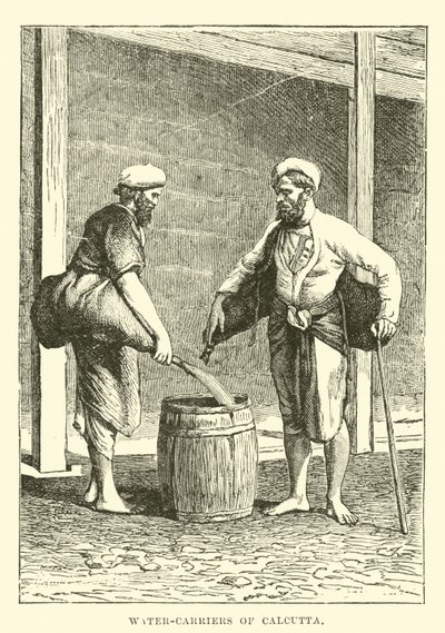 Water-carriers of Calcutta  af English School
