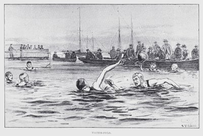 Vandpolo (litho) af English School