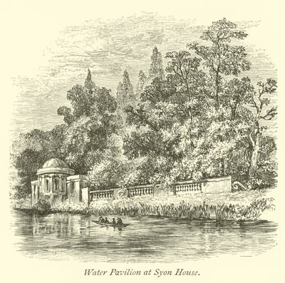 Water Pavilion at Syon House  af English School