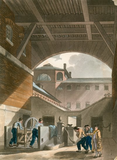 Vandbad, Coldbath Fields Fængsel af English School