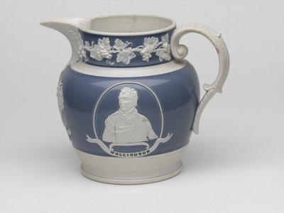 Waterloo jubilæumskande, ca. 1815 (stentøj) af English School
