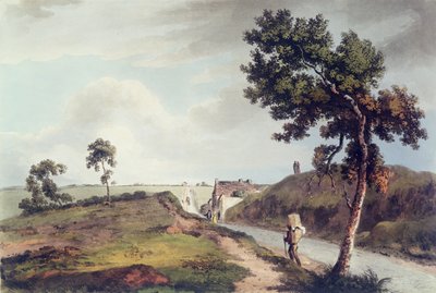 Waterloo, graveret af C. Turner, 1816 (farvet gravering) af English School
