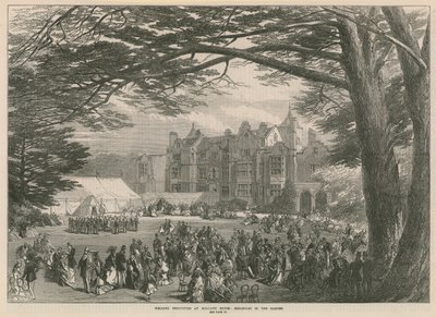 Bryllupsfest i Holland House - morgenmad i haven af English School