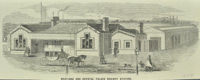 West End og Crystal Palace Railway Station, Queenstown Road af English School