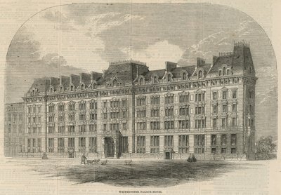 Westminster Palace Hotel af English School