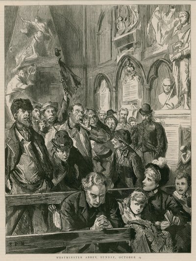 Westminster Abbey, søndag den 23. oktober af English School