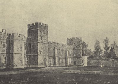 Westons Yard, 1818 (dybtryk) af English School