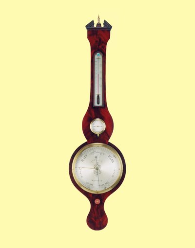 Wheel barometer, J. Ortelli & Co., first half of the 19th centurydani af English School
