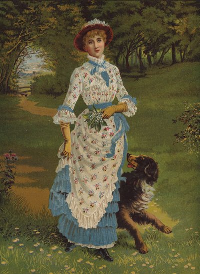 Hvor vi sidst mødtes (chromolitho) af English School