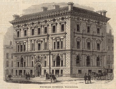 Whitehall klubhus, Westminster, London af English School