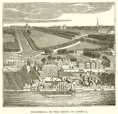 Whitehall in the Reign of James I af English School