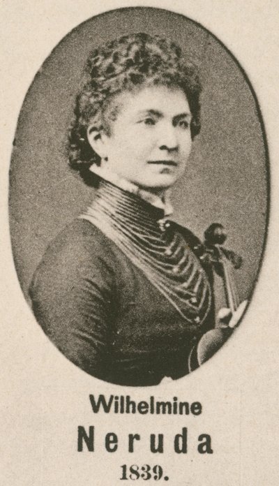 Wilhelmine Neruda (gravering) af English School