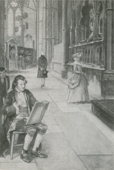 William Blake lernt, Bilder zu zeichnen von English School