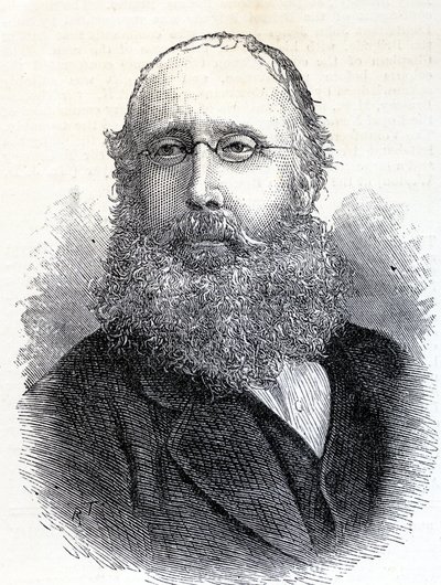 William Bromley-Davenport (1821-1884) fra Illustrated London News 28. juni 1884 af English School