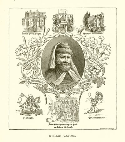 William Caxton af English School