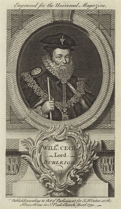 William Cecil, Lord Burleigh af English School