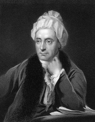 William Cowper, graveret af William Holl, ca. 1853 af English School