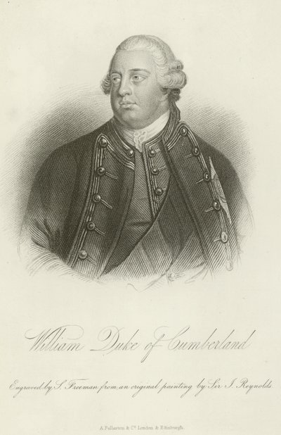 William, hertug af Cumberland af English School