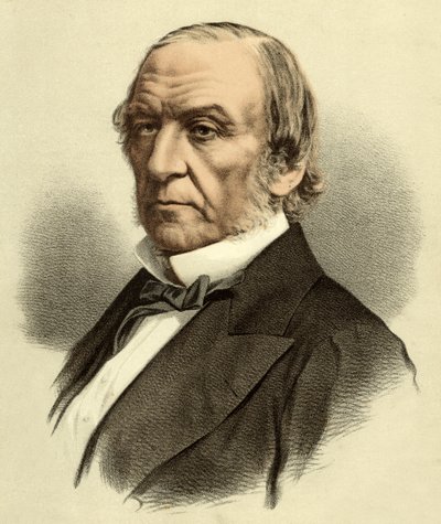William Ewart Gladstone af English School