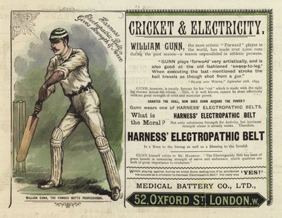 William Gunn, der berühmte Notts-Professional von English School