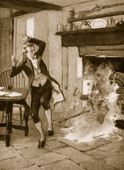 William Herschels hjemmelavede ovn kollapser af English School