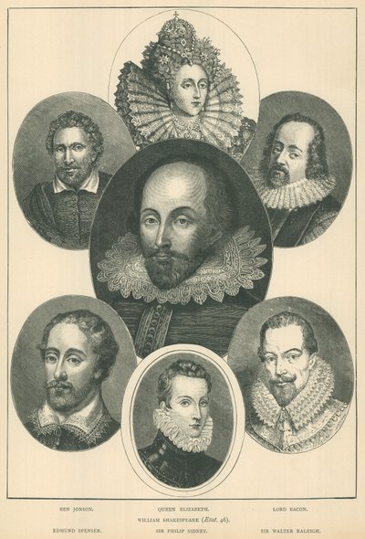 William Shakespeare og hans samtidige af English School