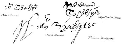william Shakespeare af English School