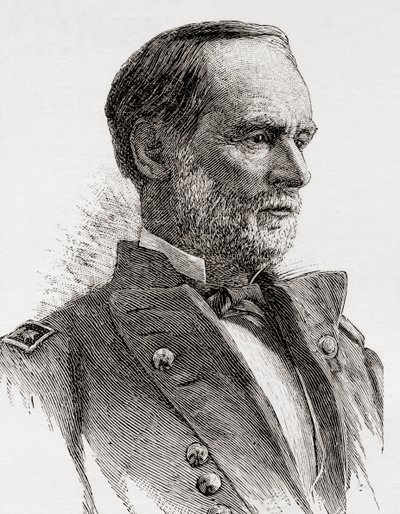 William Tecumseh Sherman af English School