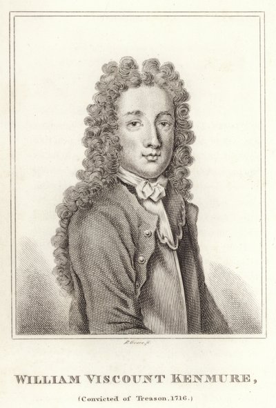 William Viscount Kenmure, dømt for forræderi, 1716 af English School